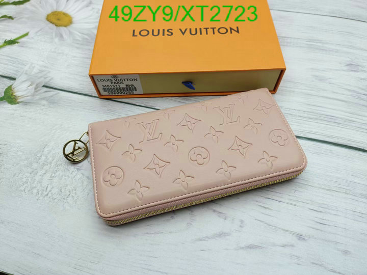 LV Bags-(4A)-Wallet-,Code: XT2723,$: 49USD