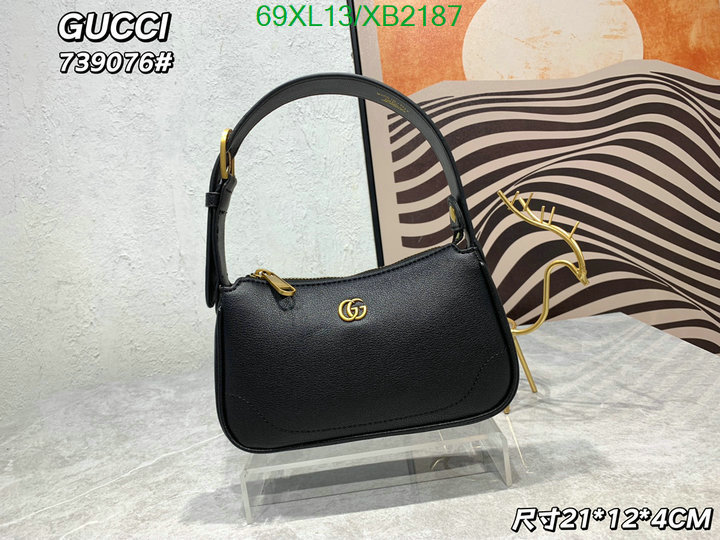 Gucci Bag-(4A)-Handbag-,Code: XB2187,$: 69USD