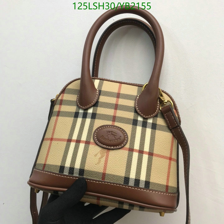 Burberry Bag-(Mirror)-Handbag-,Code: YB2155,$: 125USD