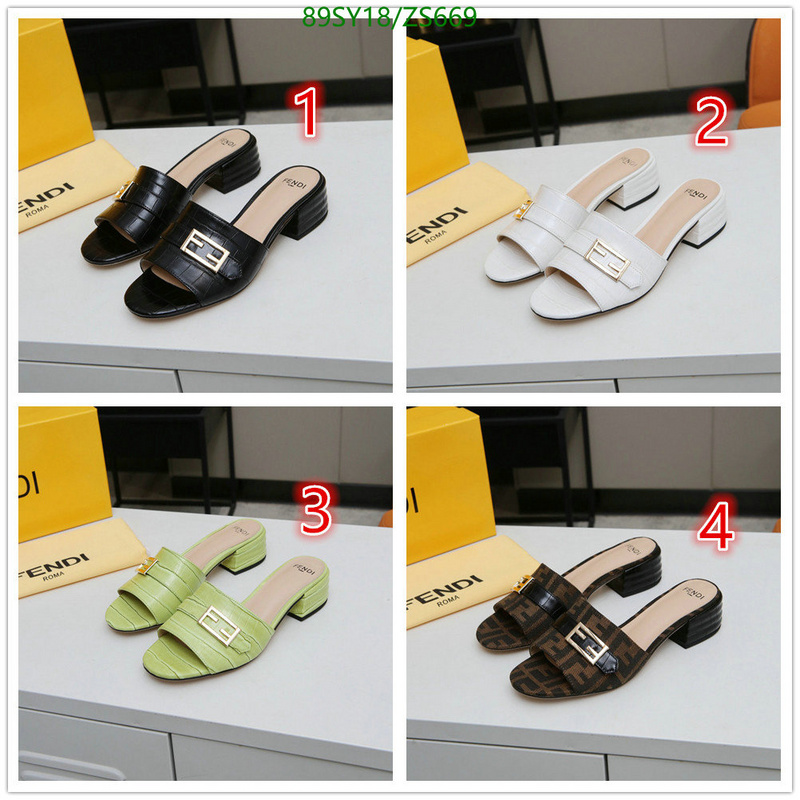 Women Shoes-Fendi, Code: ZS669,$: 89USD