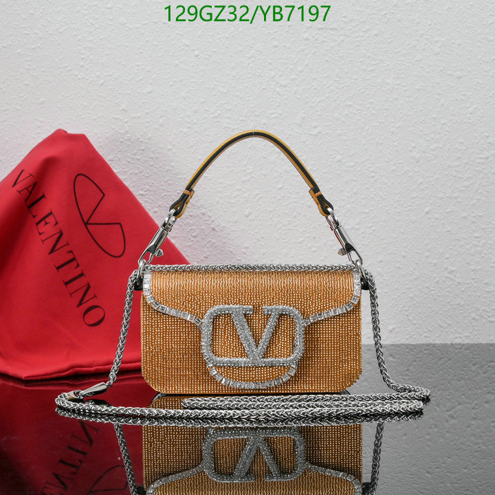 Valentino Bag-(4A)-LOC-V Logo ,Code: YB7197,$: 129USD