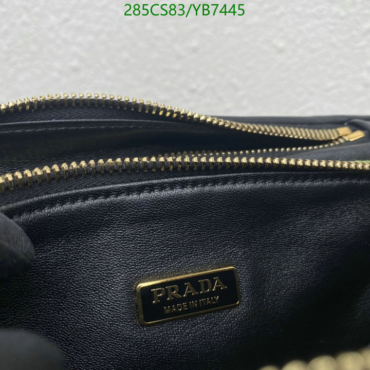 Prada Bag-(Mirror)-Triangle,Code: YB7445,$: 285USD