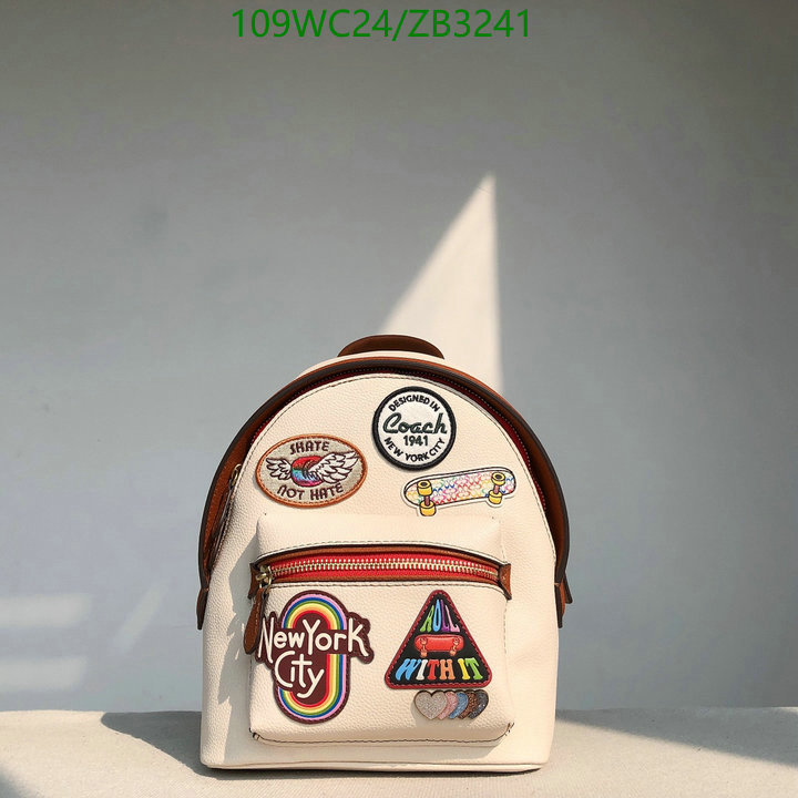 Coach Bag-(4A)-Backpack-,Code: ZB3241,$: 109USD