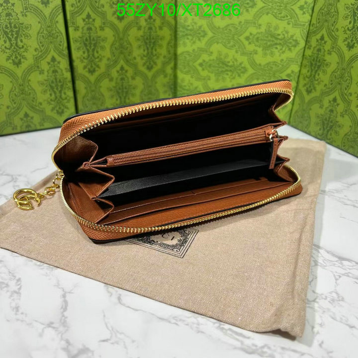 Gucci Bag-(4A)-Wallet-,Code: XT2686,$: 55USD