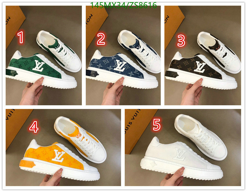 Men shoes-LV, Code: ZS8616,$: 145USD