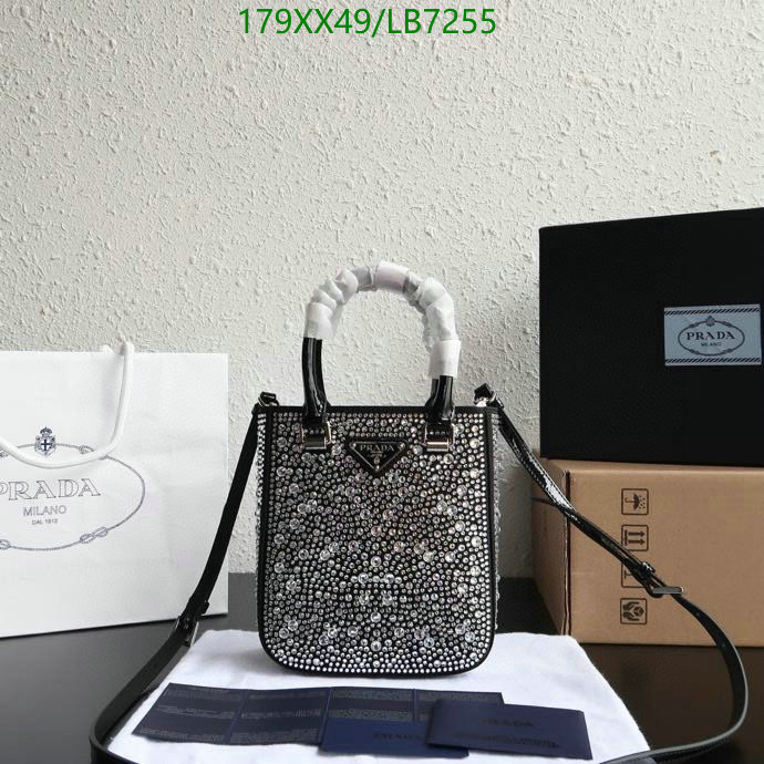 Prada Bag-(Mirror)-Diagonal-,Code: LB7255,$: 179USD