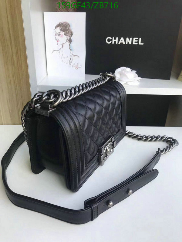 Chanel Bags -(Mirror)-Le Boy,Code: ZB716,$: 159USD