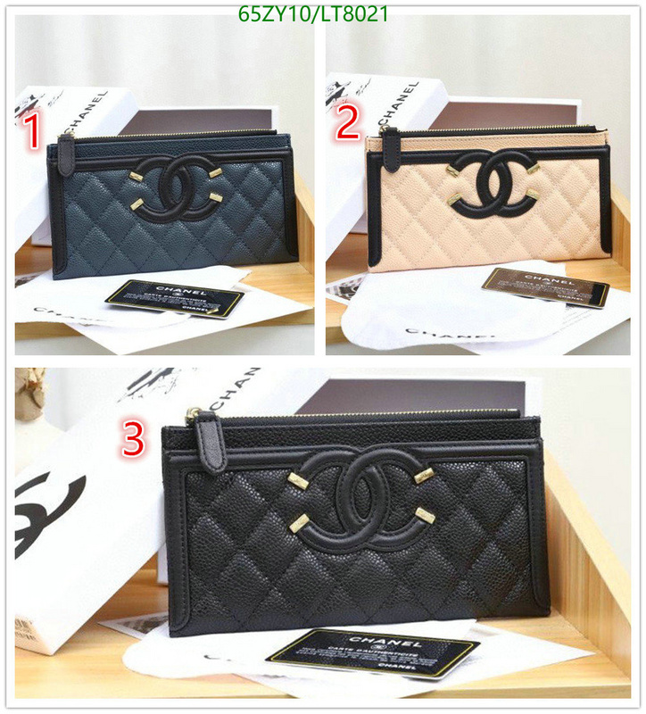 Chanel Bags ( 4A )-Wallet-,Code: LT8021,$: 65USD