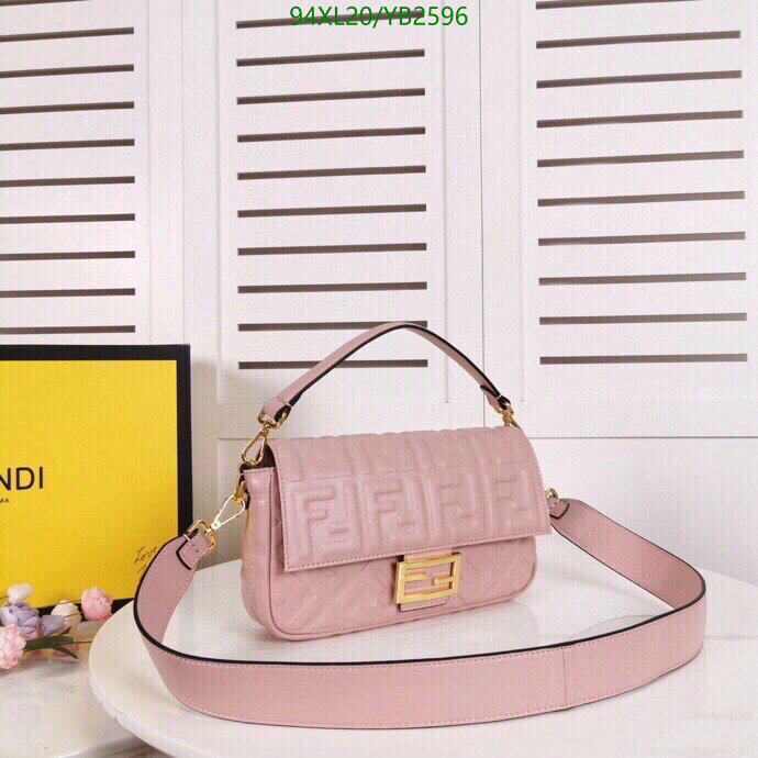 Fendi Bag-(4A)-Baguette-,Code: YB2596,$: 94USD