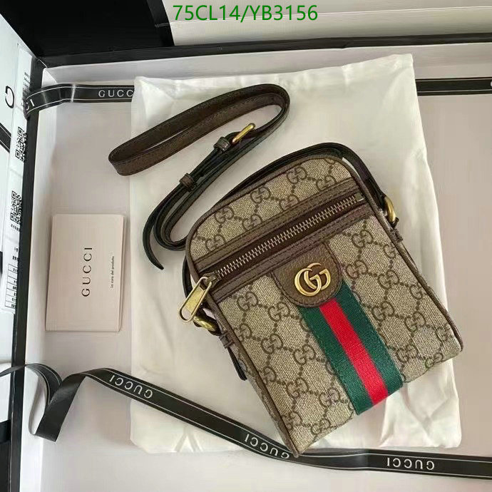 Gucci Bag-(4A)-Ophidia-G,Code: YB3156,$: 75USD
