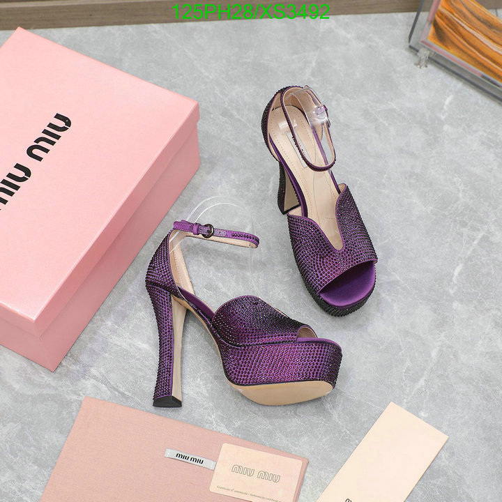 Women Shoes-Miu Miu, Code: XS3492,$: 125USD