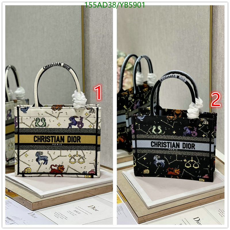 Dior Bags -(Mirror)-Book Tote-,Code: YB5901,$: 155USD