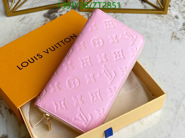 LV Bags-(Mirror)-Wallet-,Code: ZT2851,$: 139USD