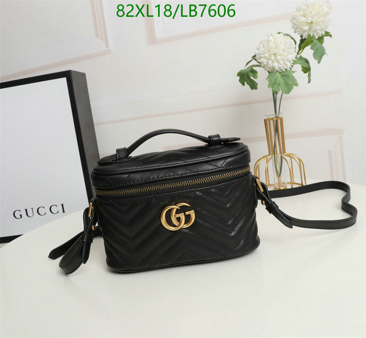 Gucci Bag-(4A)-Marmont,Code: LB7606,$: 82USD