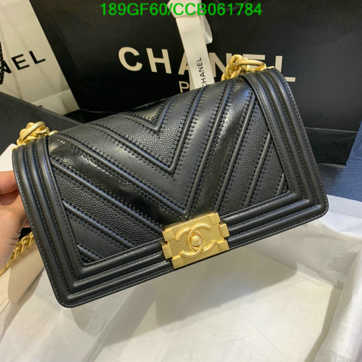 Chanel Bags -(Mirror)-Le Boy,Code: CCB061787,$: 189USD