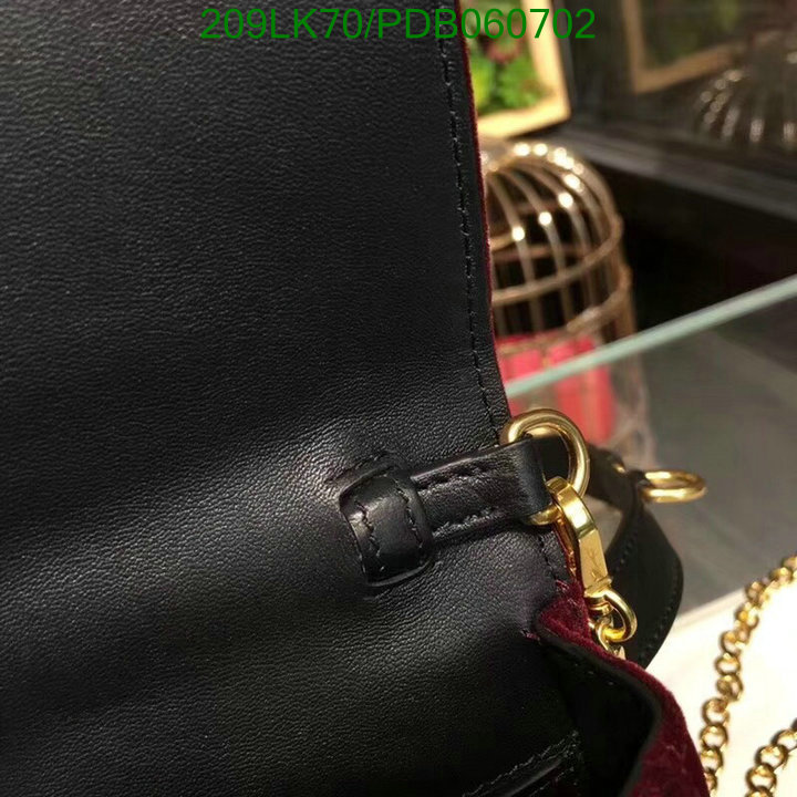 Prada Bag-(Mirror)-Diagonal-,Code: PDB060702,$: 209USD