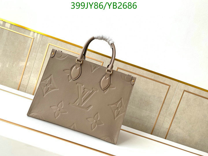 LV Bags-(Mirror)-Handbag-,Code: YB2686,$: 399USD