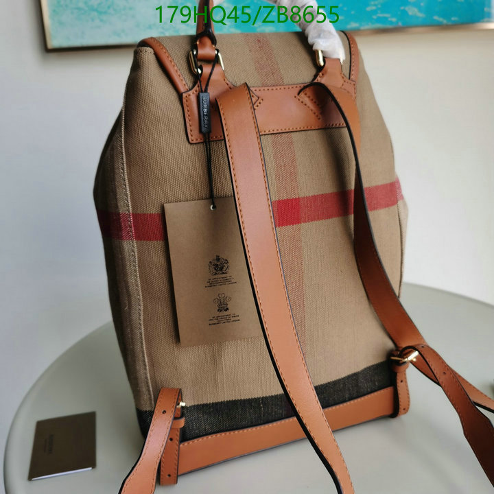 Burberry Bag-(Mirror)-Backpack-,Code: ZB8655,$: 179USD