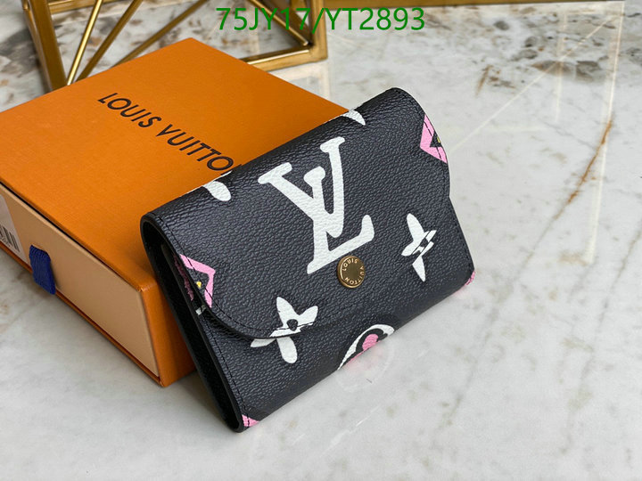 LV Bags-(Mirror)-Wallet-,Code: YT2893,$: 75USD