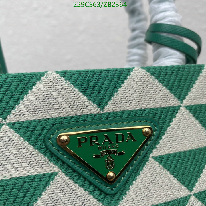 Prada Bag-(Mirror)-Diagonal-,Code: ZB2364,$: 229USD