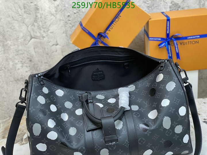 LV Bags-(Mirror)-Keepall BandouliRe 45-50-,Code: HB5535,$: 259USD