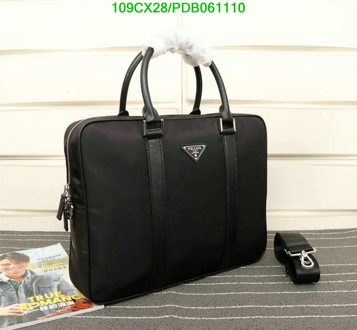 Prada Bag-(4A)-Handbag-,Code:PDB061110,$: 109USD