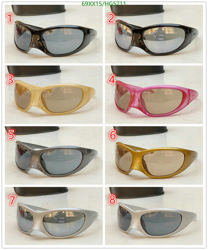 Glasses-Balenciaga, Code: HG5711,$: 69USD