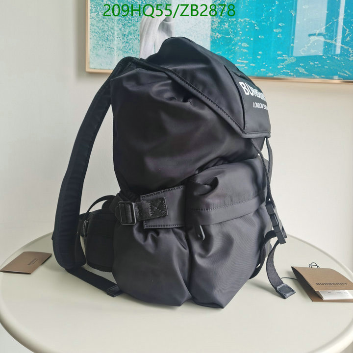 Burberry Bag-(Mirror)-Backpack-,Code: ZB2878,$: 209USD