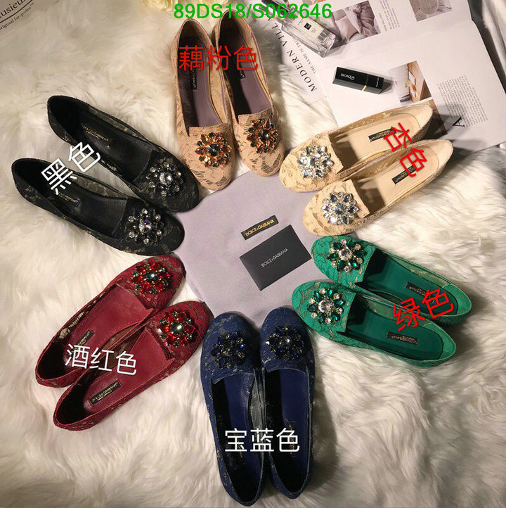 Women Shoes-D&G, Code: S062646,$: 89USD