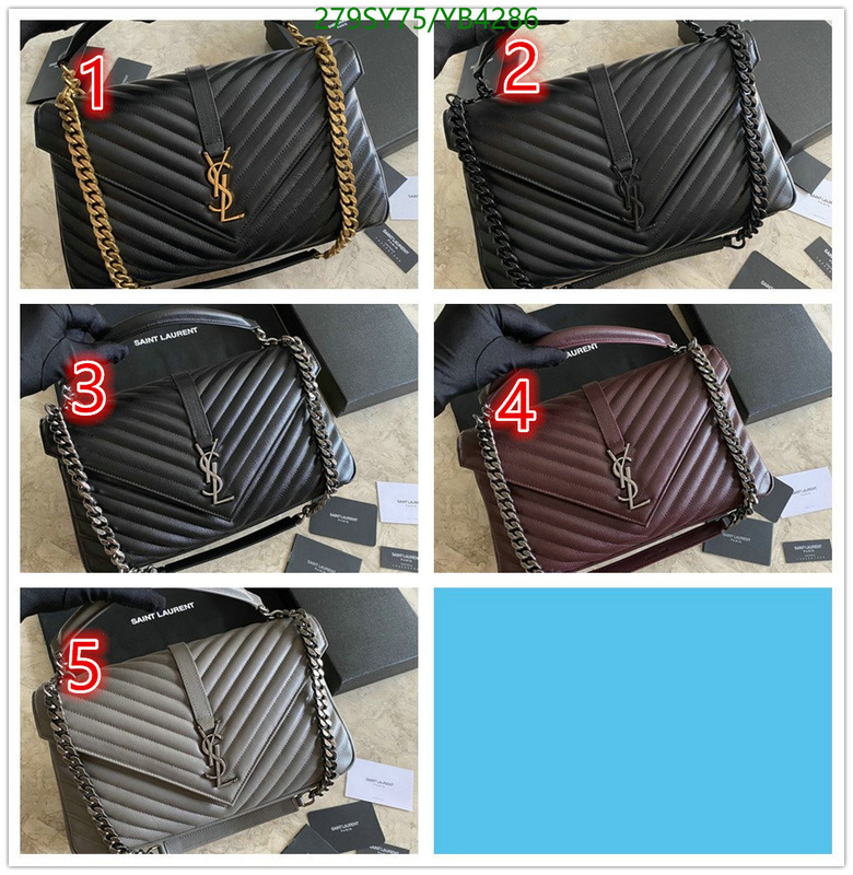 YSL Bag-(Mirror)-Envelope Series,Code: YB4286,$: 279USD