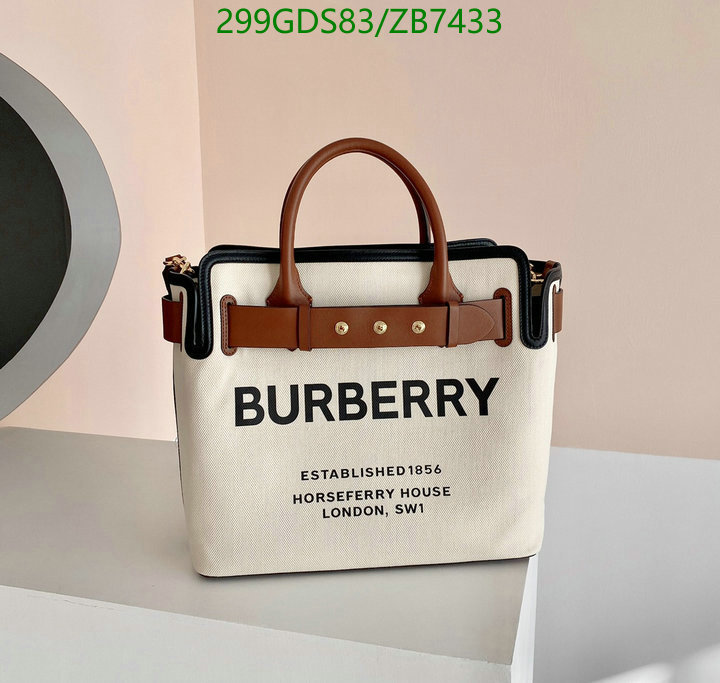 Burberry Bag-(Mirror)-Handbag-,Code: ZB7433,$: 299USD