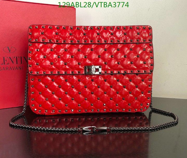 Valentino Bag-(4A)-Rockstud Spike-,Code: VTBA3774,$: 129USD