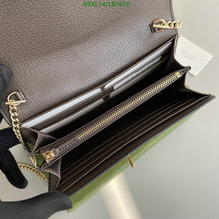 Gucci Bag-(4A)-Diagonal-,Code: LB7610,$: 69USD