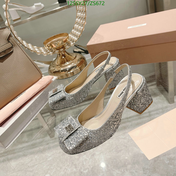 Women Shoes-Miu Miu, Code: ZS672,$: 125USD