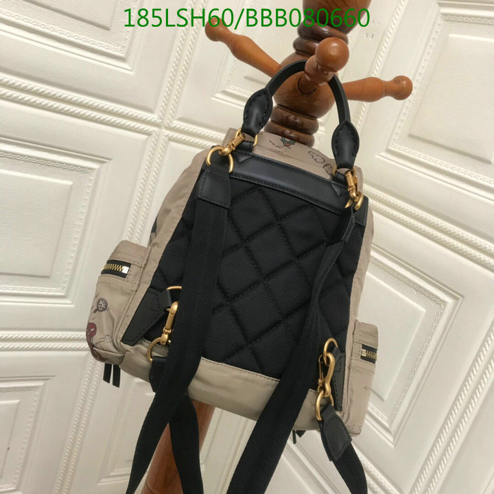 Burberry Bag-(Mirror)-Backpack-,Code: BBB080660,$:185USD