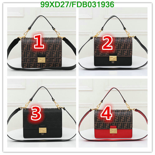 Fendi Bag-(4A)-Diagonal-,Code: FDB031936,$:99USD