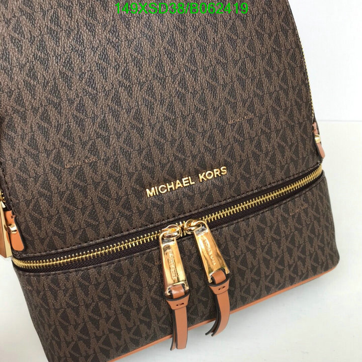 Michael Kors Bag-(Mirror)-Backpack-,Code: B062419,$: 149USD