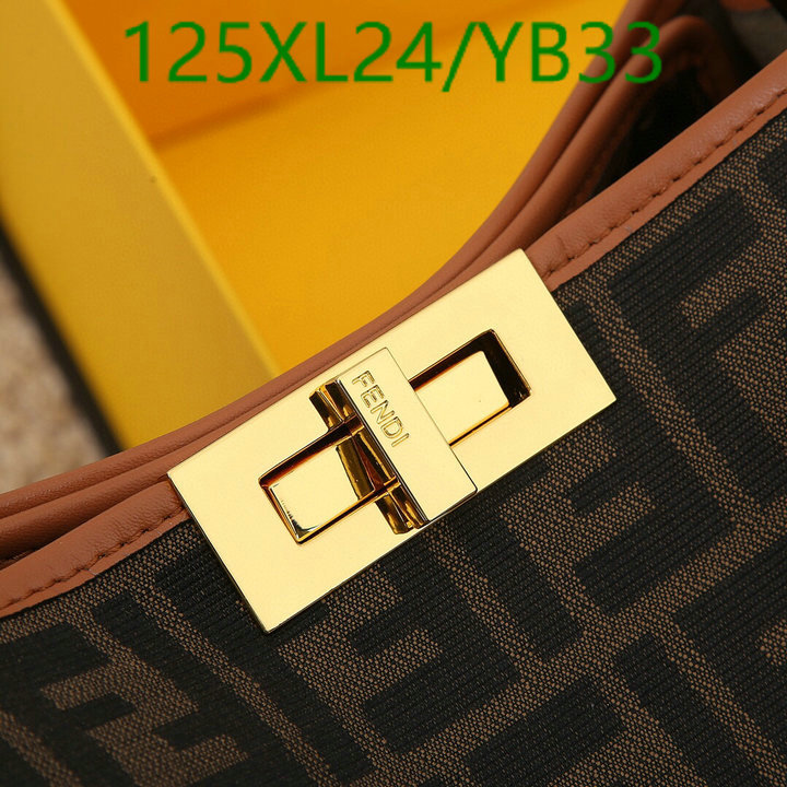 Fendi Bag-(4A)-Peekaboo,Code: YB33,$: 125USD