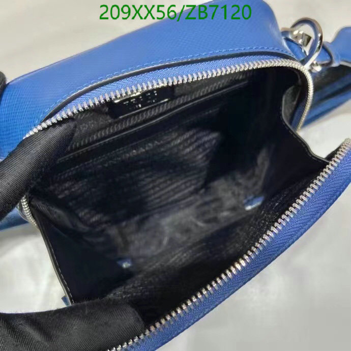 Prada Bag-(Mirror)-Diagonal-,Code: ZB7120,$: 209USD