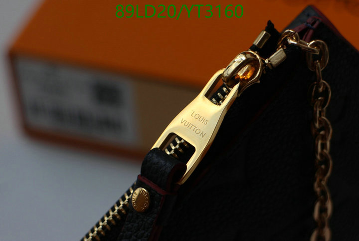 LV Bags-(Mirror)-Wallet-,Code: YT3160,$: 89USD