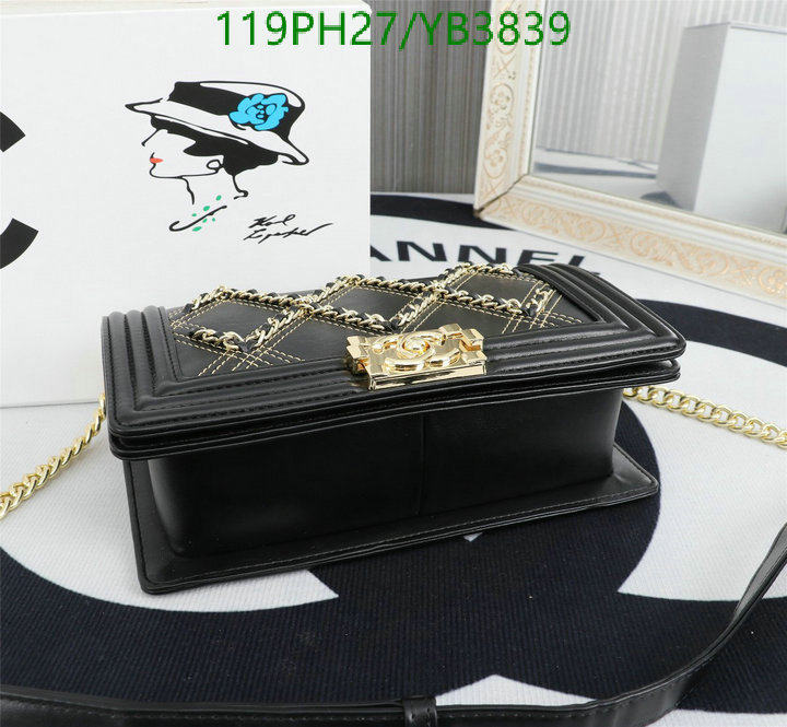 Chanel Bags ( 4A )-Le Boy,Code: YB3839,$: 119USD