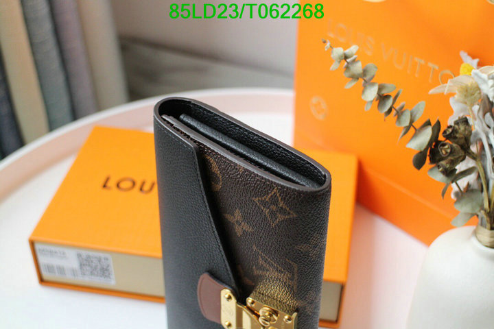 LV Bags-(Mirror)-Wallet-,Code: T062268,$: 85USD