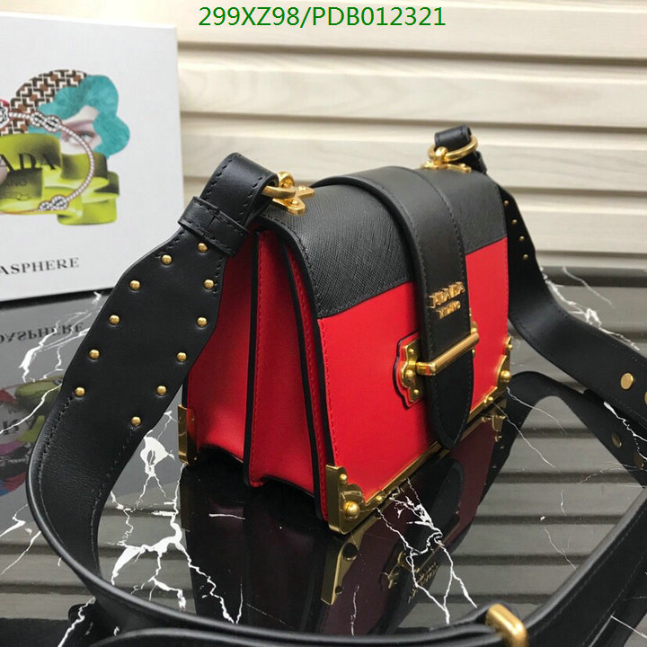 Prada Bag-(Mirror)-Diagonal-,Code: PDB012321,$:299USD