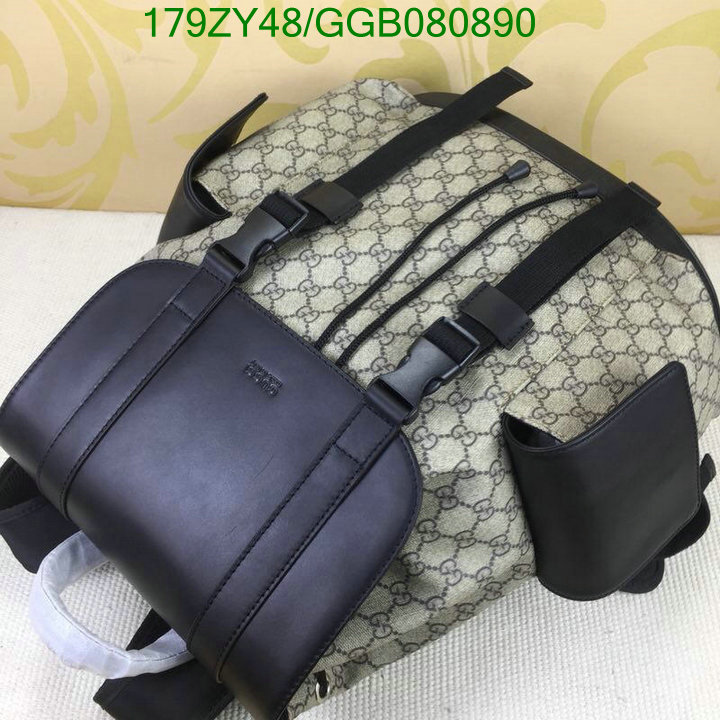 Gucci Bag-(Mirror)-Backpack-,Code: GGB080890,$:179USD