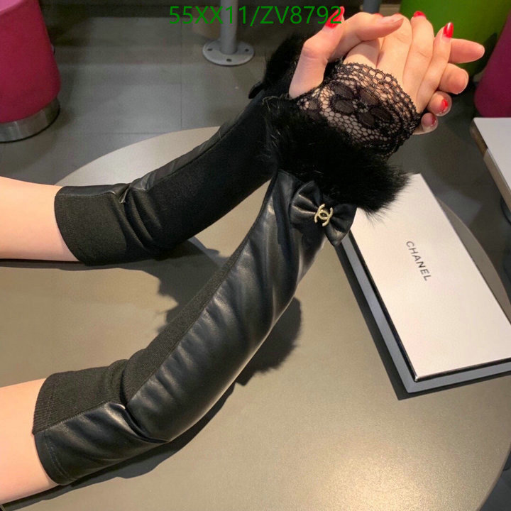 Gloves-Chanel, Code: ZV8792,$: 55USD