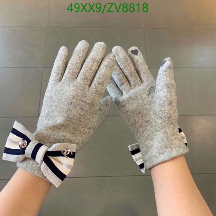 Gloves-Chanel, Code: ZV8818,$: 49USD