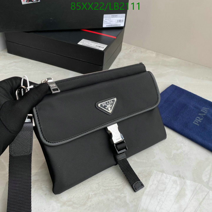 Prada Bag-(Mirror)-Diagonal-,Code: LB2111,$: 85USD