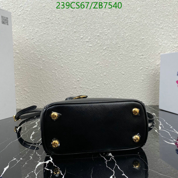 Prada Bag-(Mirror)-Handbag-,Code: ZB7540,$: 239USD