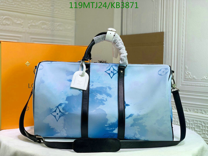 LV Bags-(4A)-Keepall BandouliRe 45-50-,Code: KB3871,$: 119USD