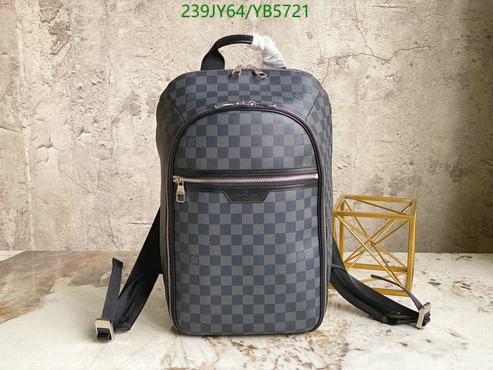 LV Bags-(Mirror)-Backpack-,Code: YB5721,$: 239USD